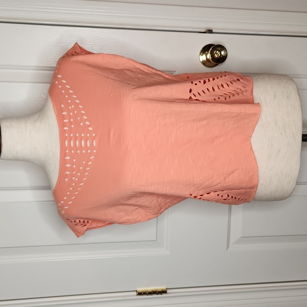 Pepin Gwen Berlin by Anthropologie Flo Crop Tangerine Size M NWT